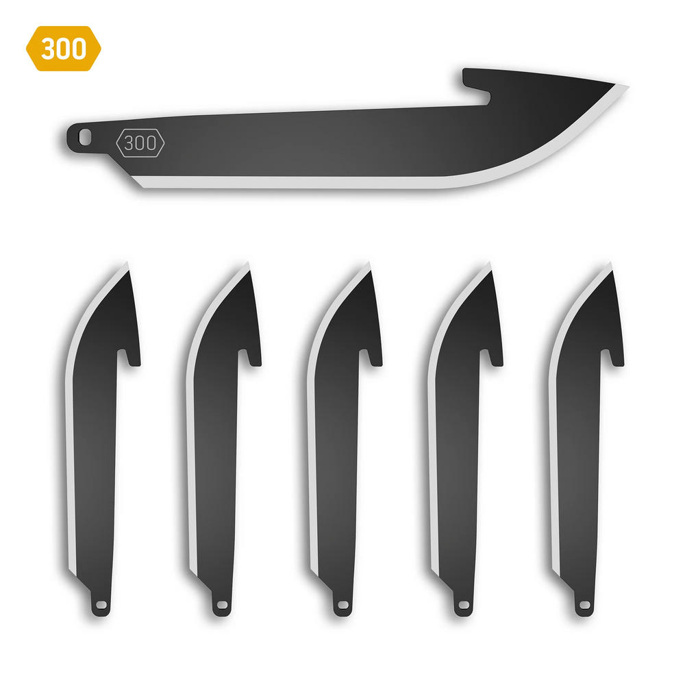 Outdoor Edge RR30-6 3.0 DROP-POINT BLADE PACK (6 Pieces)
