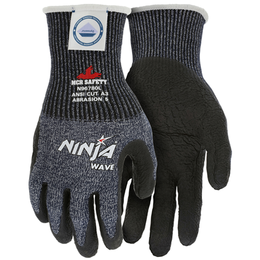 MCR Safety N96780XL Ninja Wave, 13 Ga, Wave/DT