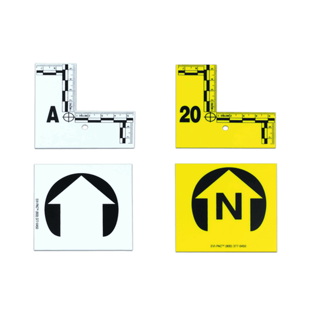 Forensics Source 1007090 L Shaped Flat-Type Markers