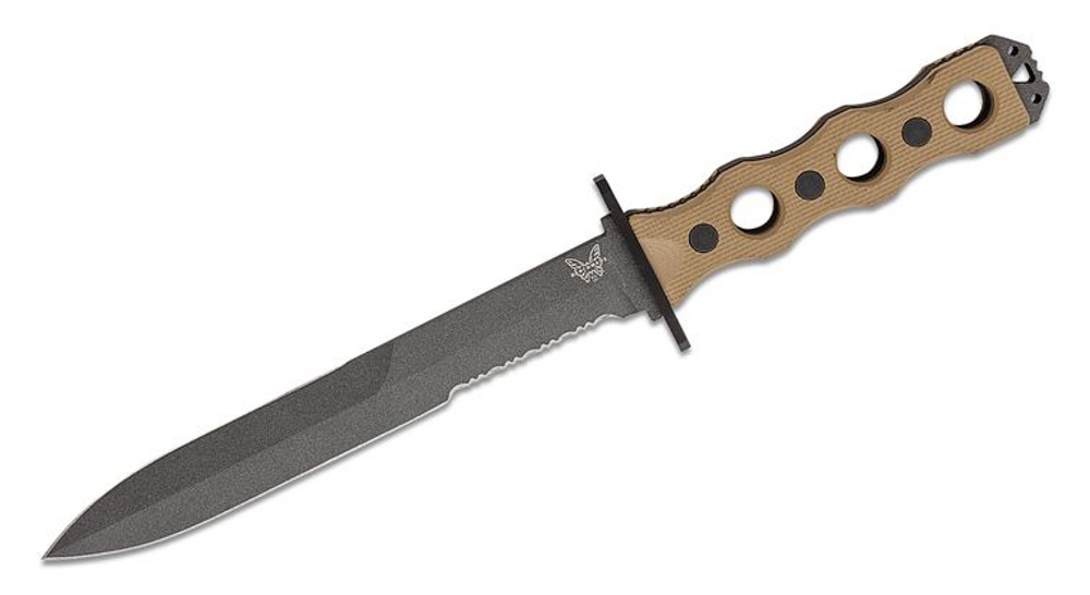 Benchmade 185SBK-1 SOCP FIXED BLADE, SHEATH - Tan