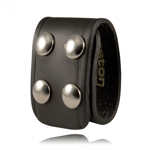 Boston Leather 5496-BRN-1-GLD 1 3/4 Double Wide Belt Keeper