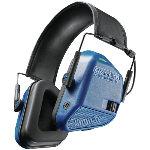 Champion Targets 40979 Champion Targets 40979 Vanquish Electronic Hearing Protection Earmuffs, Blue