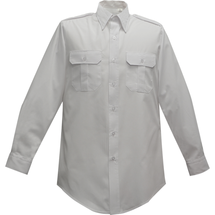 Flying Cross 28A54 00 16.0 36/37 Duro Poplin Long Sleeve Shirt - White
