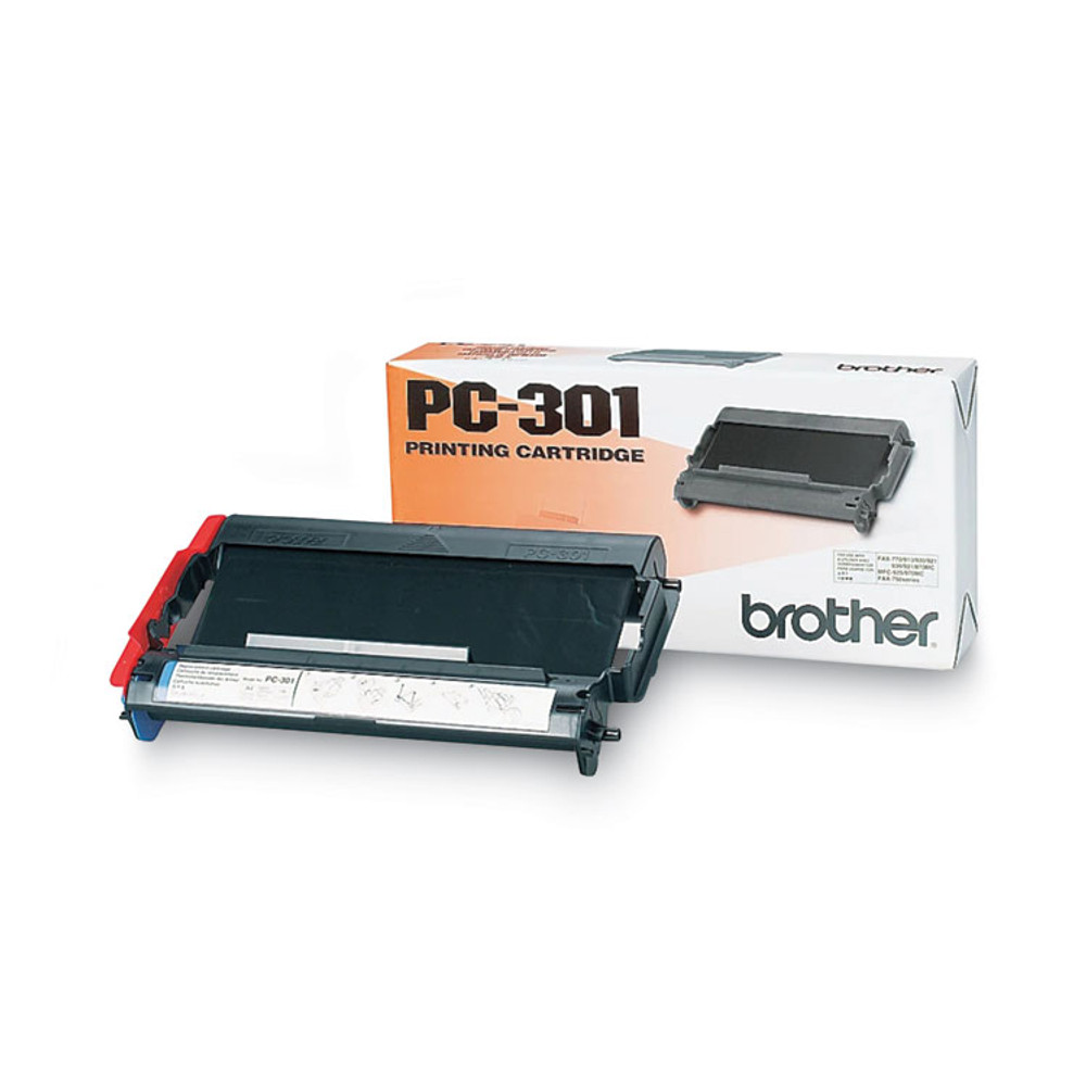 BROTHER INTL. CORP. PC-301 PC-301 Thermal Transfer Print Cartridge, 250 Page-Yield, Black