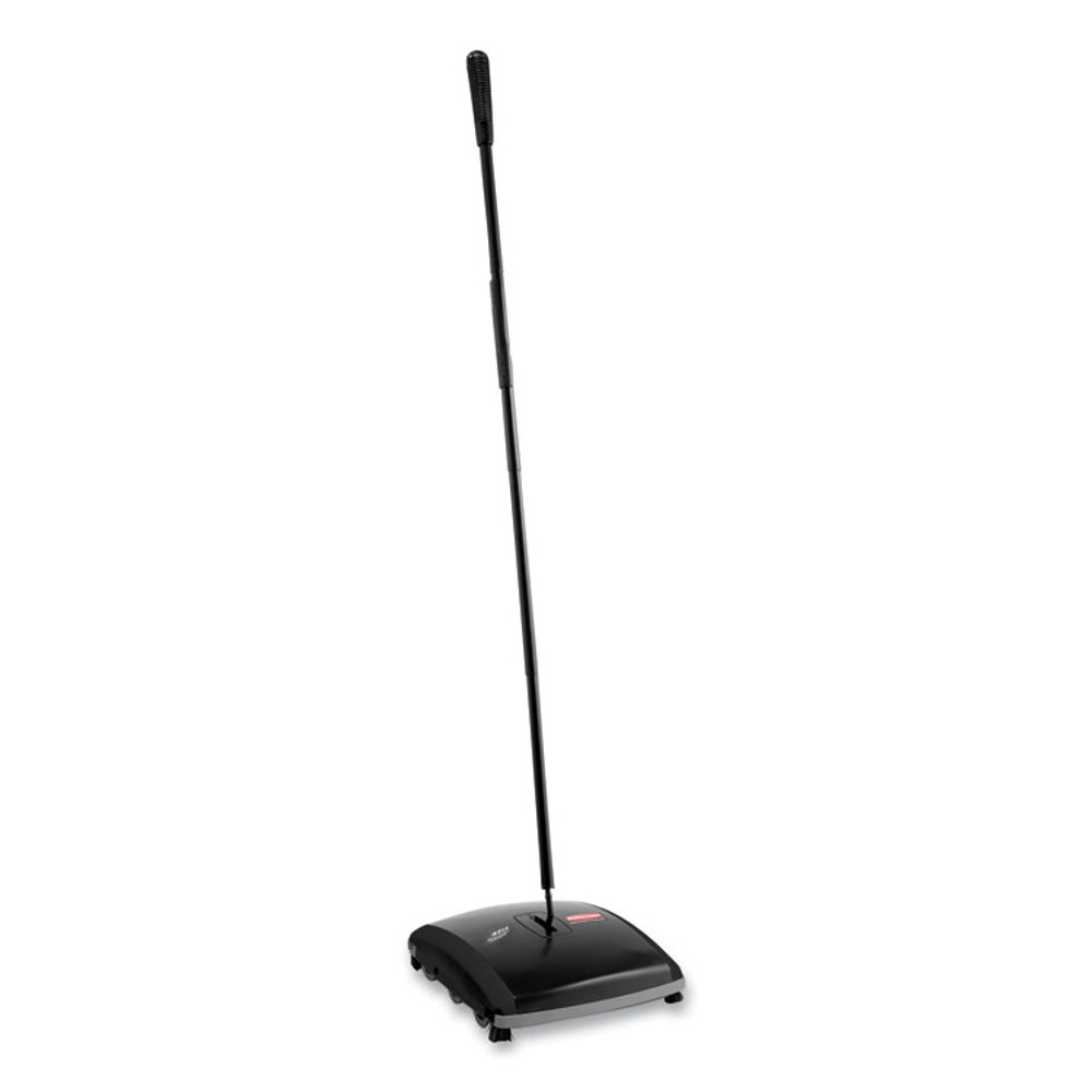 RUBBERMAID COMMERCIAL PROD. 4213-88 BLA Dual Action Sweeper, 44" Steel/Plastic Handle, Black/Yellow