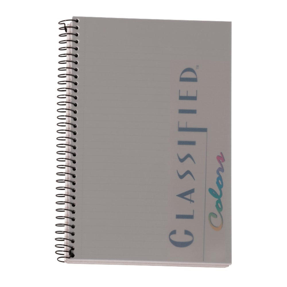Plastic spiral-bound covers offer an elegant look and added protection  Heavyweight premium 20-lb. bond sheets provide an excellent writing surface.  Letr-Trim perforated for clean sheet removal.