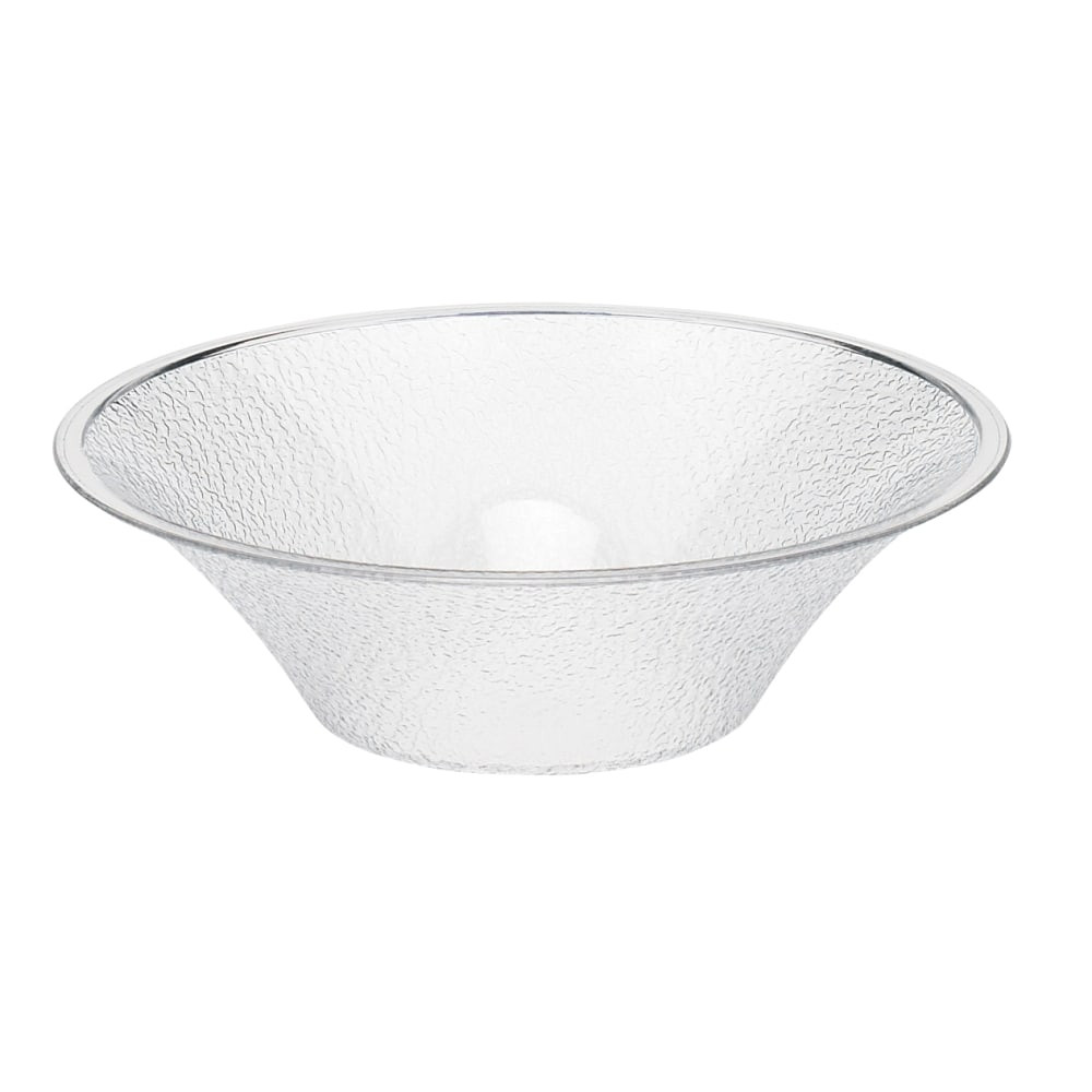 CAMBRO MFG. CO. Cambro BSB12176  Camwear Bell-Shaped Pebbled Bowls, 12in, Clear, Set Of 4 Bowls