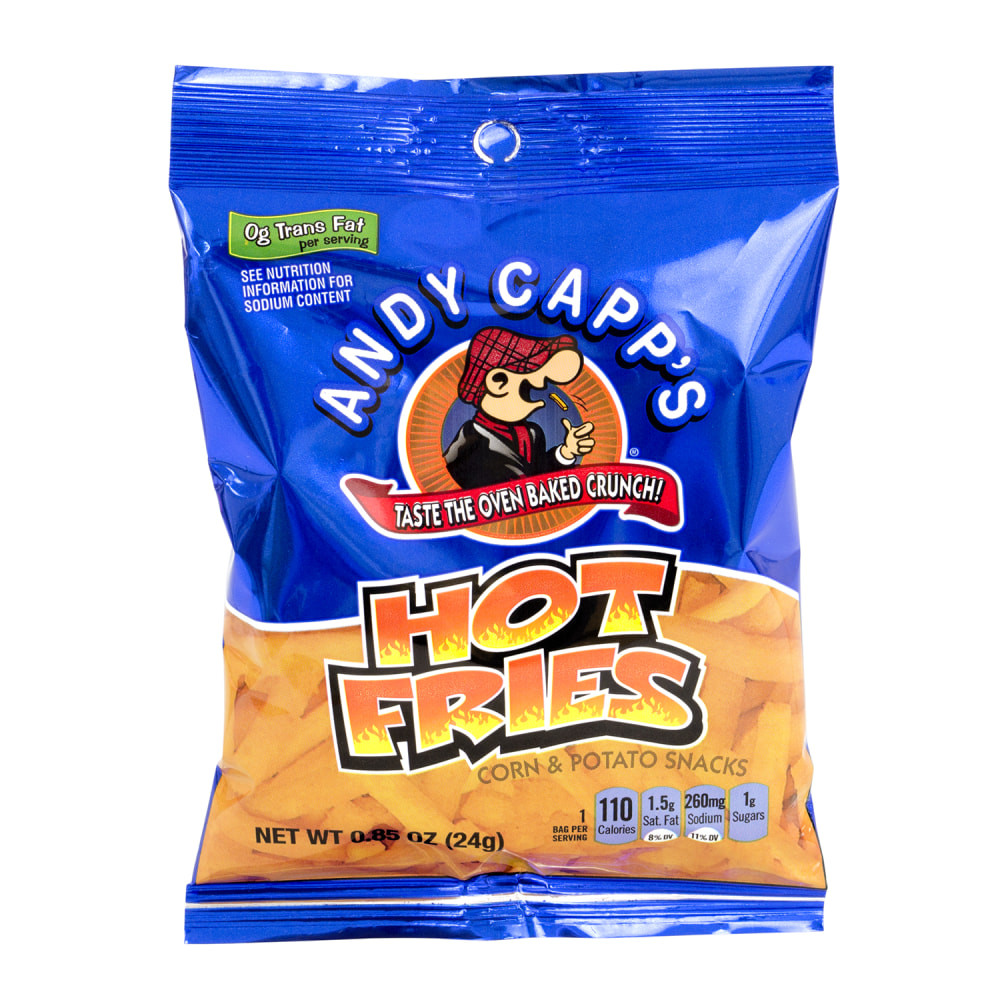 CONAGRA 421167 Andy Capps Snack Fries, Hot, 0.85 Oz Bag, Box Of 72