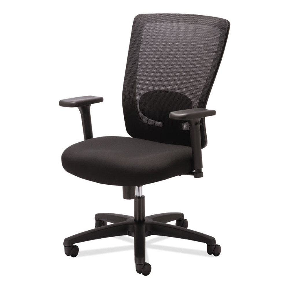 ALERA NV41B14 Alera Envy Series Mesh High-Back Swivel/Tilt Chair, Supports Up to 250 lb, 16.88" to 21.5" Seat Height, Black