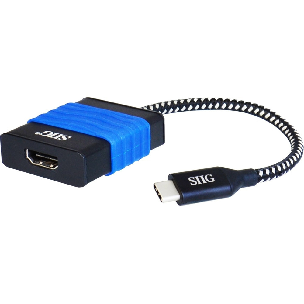 SIIG, INC. CB-TC0014-S2 SIIG USB Type-C to HDMI Cable Adapter - 4Kx2K - USB Type C - 1 x HDMI, HDMI