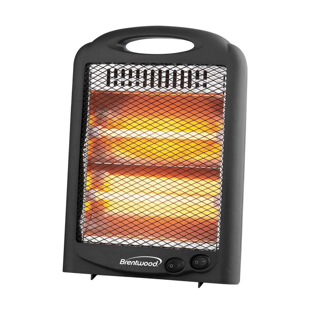 TODDYs PASTRY SHOP Brentwood 995114184M  600-Watt Portable Space Heater, 13-1/4in x 3-1/4in, Black