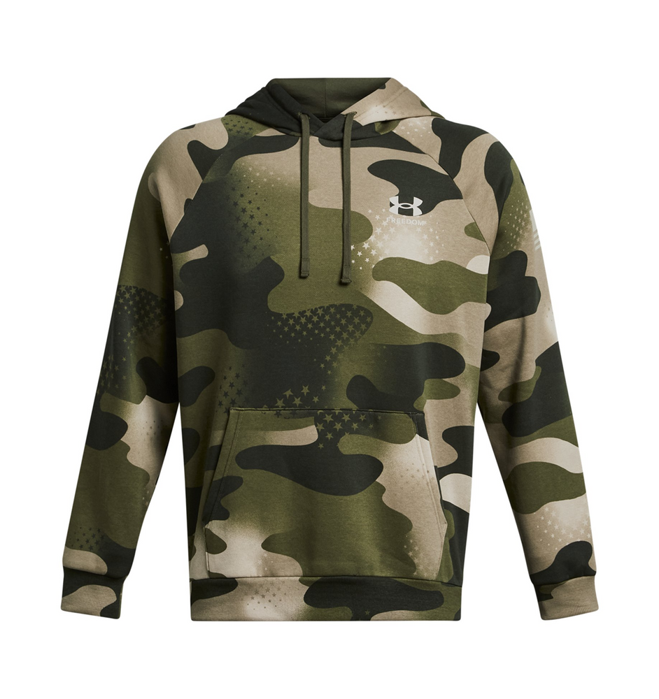 Under Armour 1379211391LG UA Freedom Rival Fleece Amp Hoodie