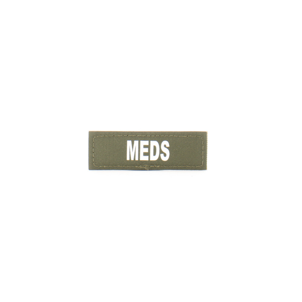 Eleven 10 E10-7003-MEDS-RGR/GLO 1x3 Med Name Tape Patch