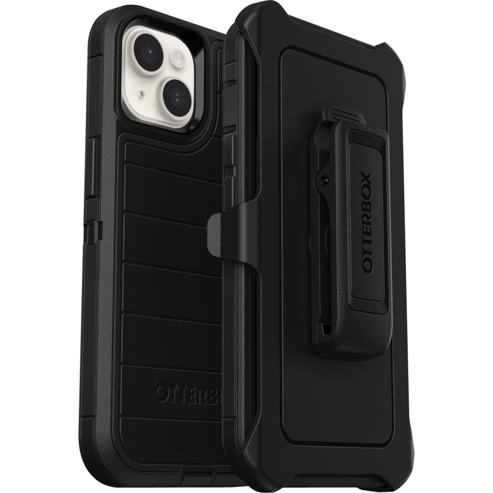 OTTER PRODUCTS LLC OtterBox 77-85473  Defender Series Pro Rugged Carrying Case (Holster) Apple iPhone 13 Smartphone - Black