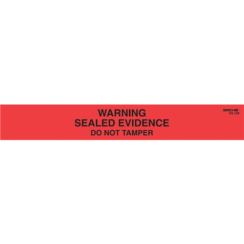 Sirchie EIL12R Sealed Evidence Seals Warning!