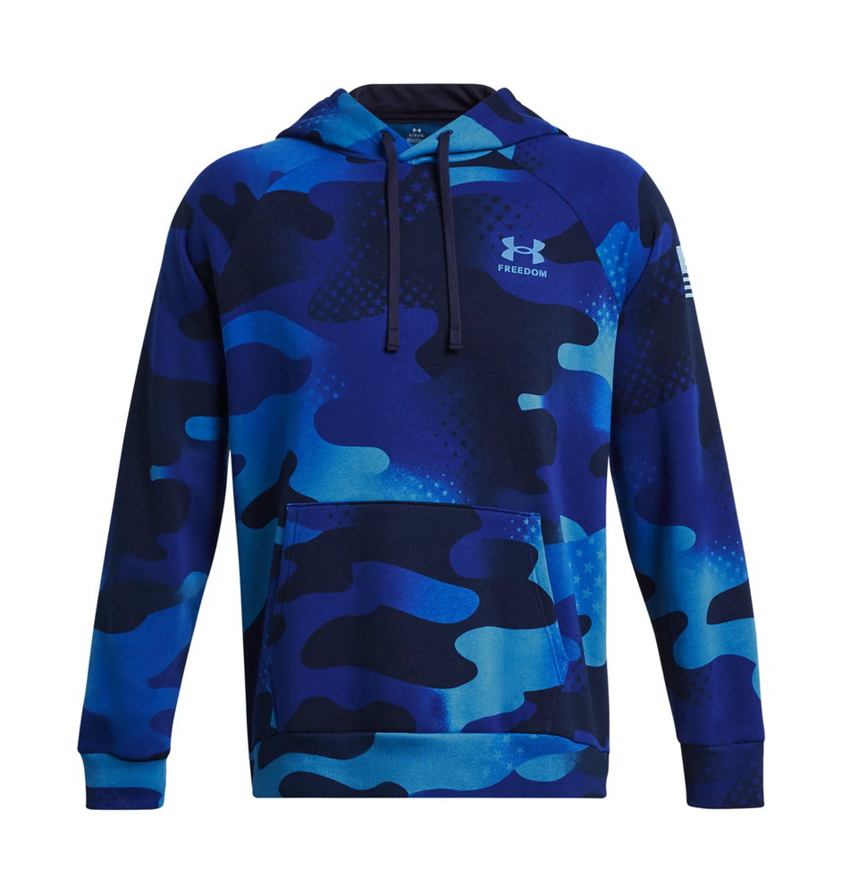 Under Armour 1379211400MD UA Freedom Rival Fleece Amp Hoodie