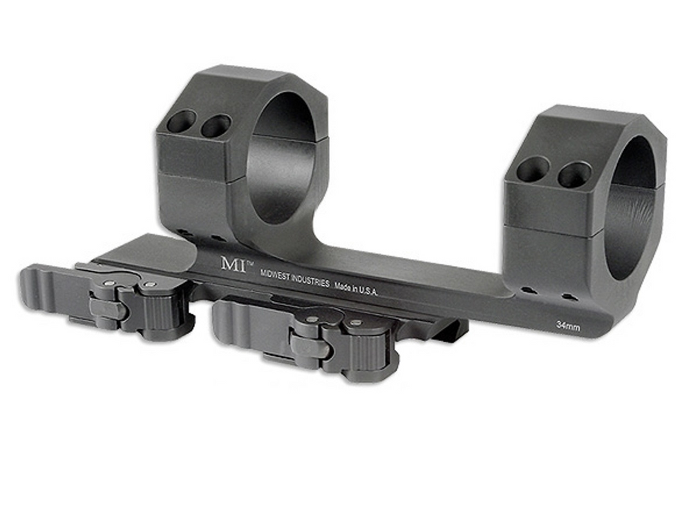 Midwest Industries MI-QD34SM 34mm QD Scope Mount - 1.4'' Offset