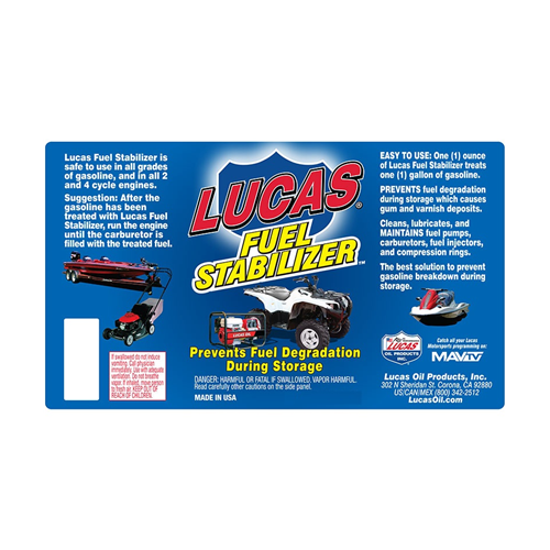 Lucas Oil 10324 Fuel Stabilizer