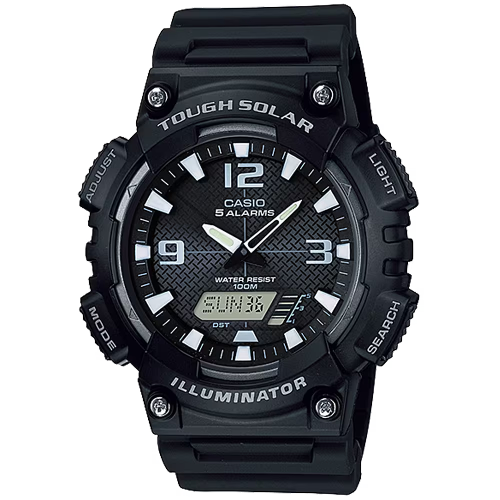 Casio AQS810W-1AVCF Solar Powered Analog-Digital Watch