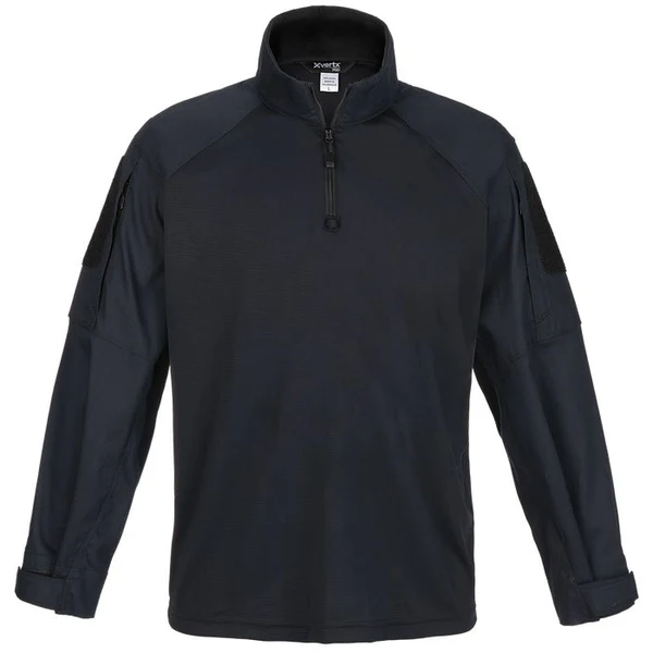 Vertx VTX1910NVLARGEREG Recon Flex Long Sleeve Combat Shirt