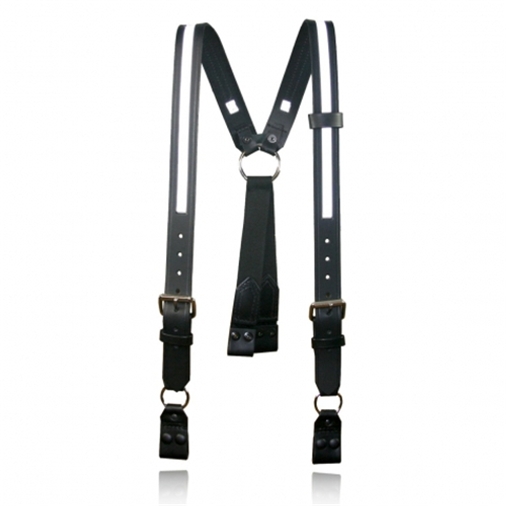 Boston Leather 9177R-1 Firefighter‚s Suspenders, Loop Attachment