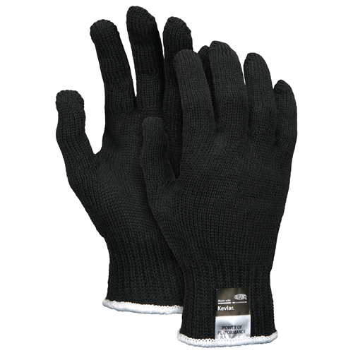 MCR Safety 9370BKXS Reg 100% Black Kevlar