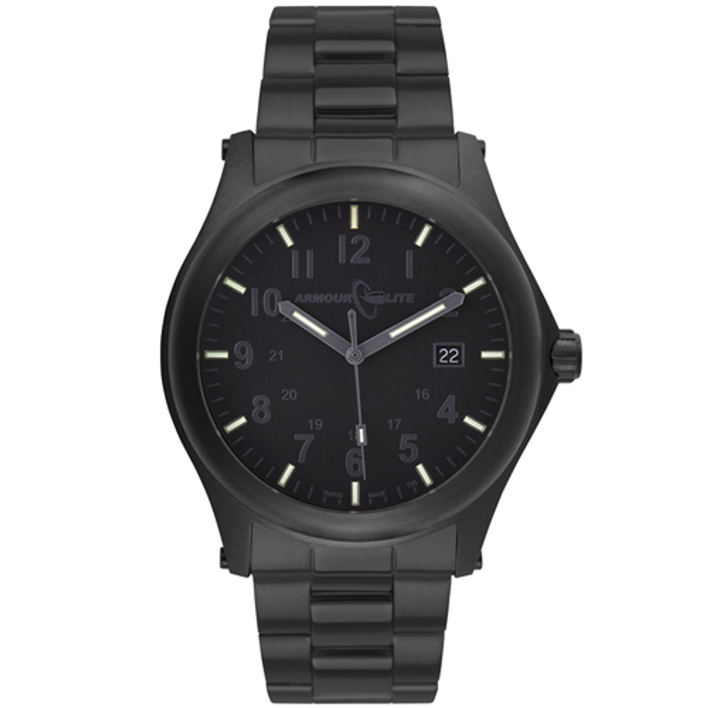 ArmourLite AL105 ArmourLite Stealth Black Swiss Tritium Illuminated Watch