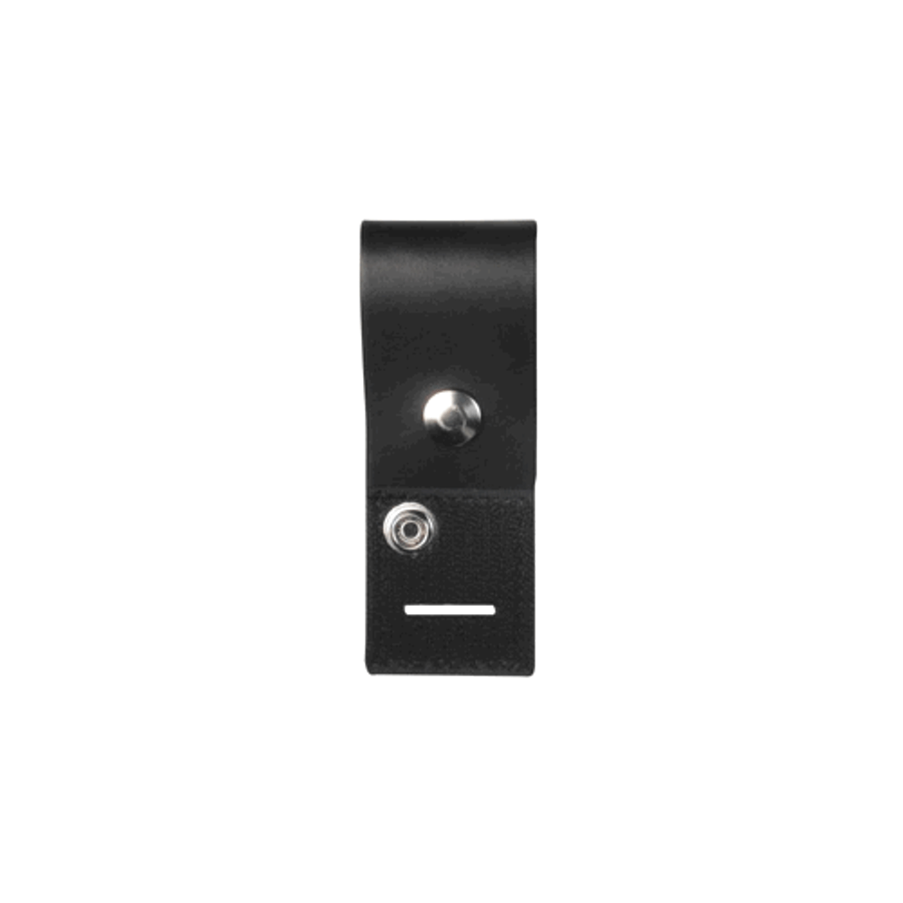 Boston Leather 5467-2 Epaulet Mic Holder 1 3/4 X 7 1/2, Snap, Slot, Hook And Loop