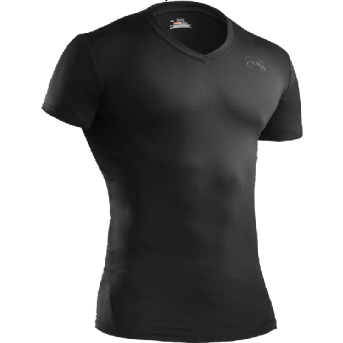 Under Armour 1216010-001-3XL UA Men's Tactical HeatGear Compression V-Neck T-Shirt