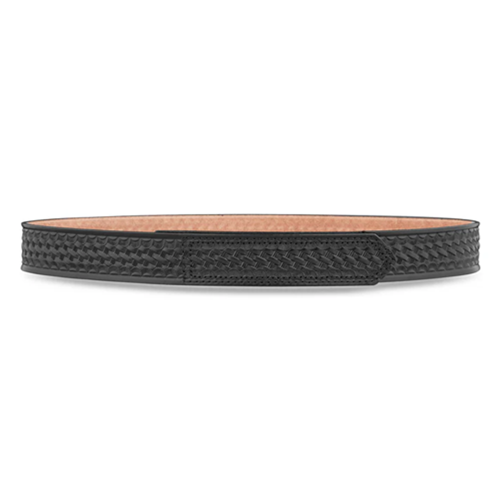 Dutyman 1321-32 1-1/2"" Basketweave Leather Hook & Loop Tip Belt
