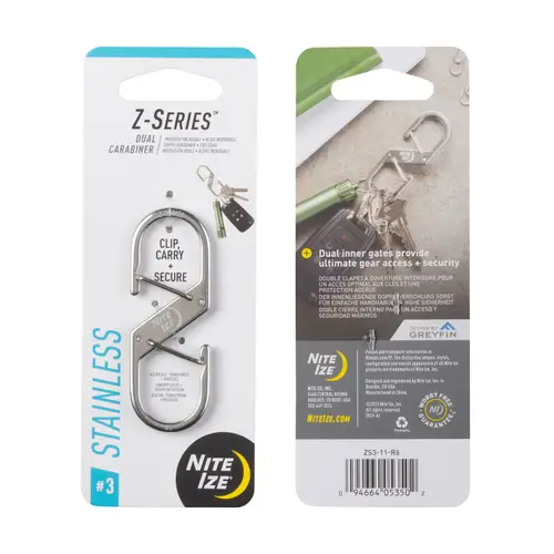 Nite-Ize ZS3-11-R6 Z-Series Dual Carabiner