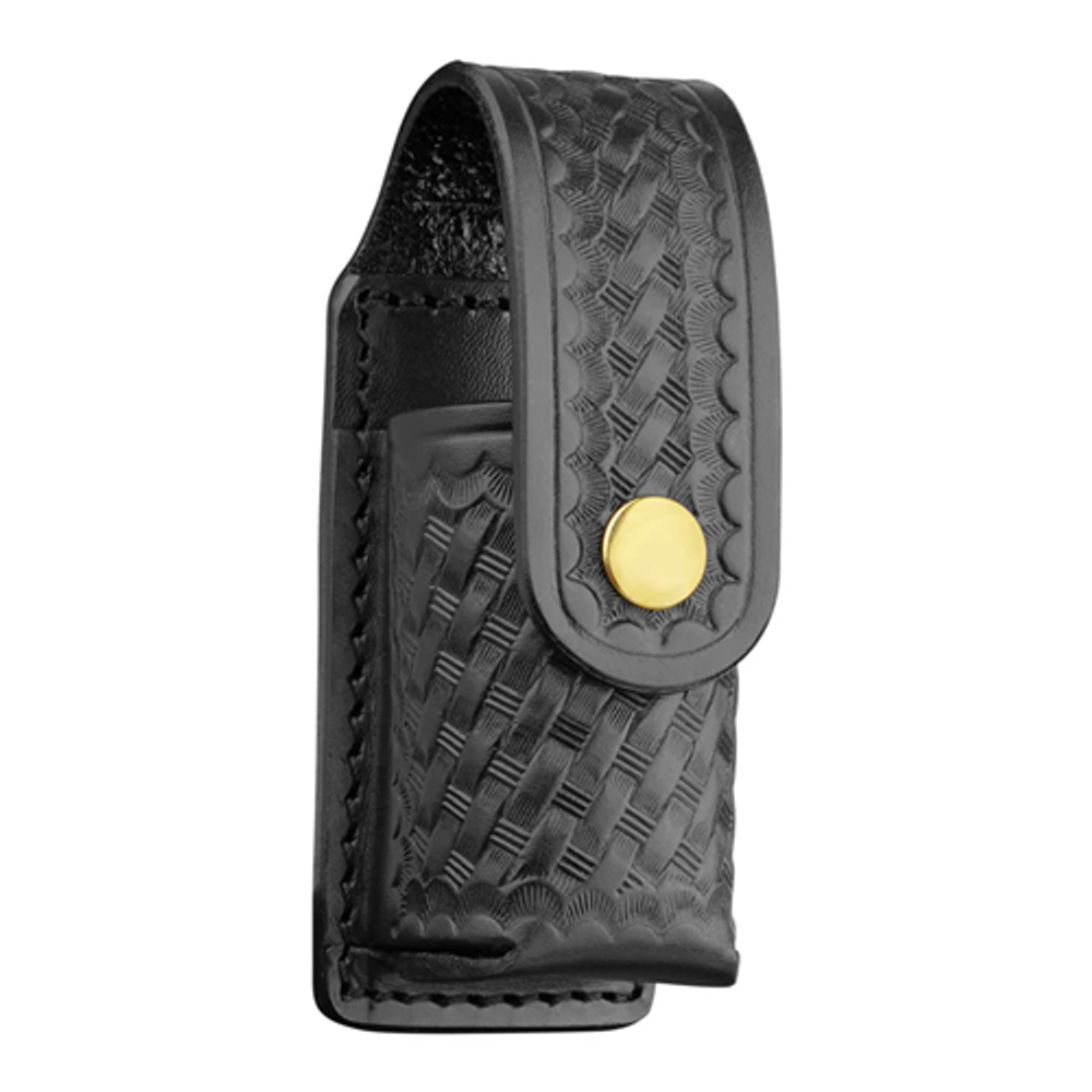 Dutyman 3621BGG Basketweave 2 Ounce Leather Mace/OC Holder for Bodyguard