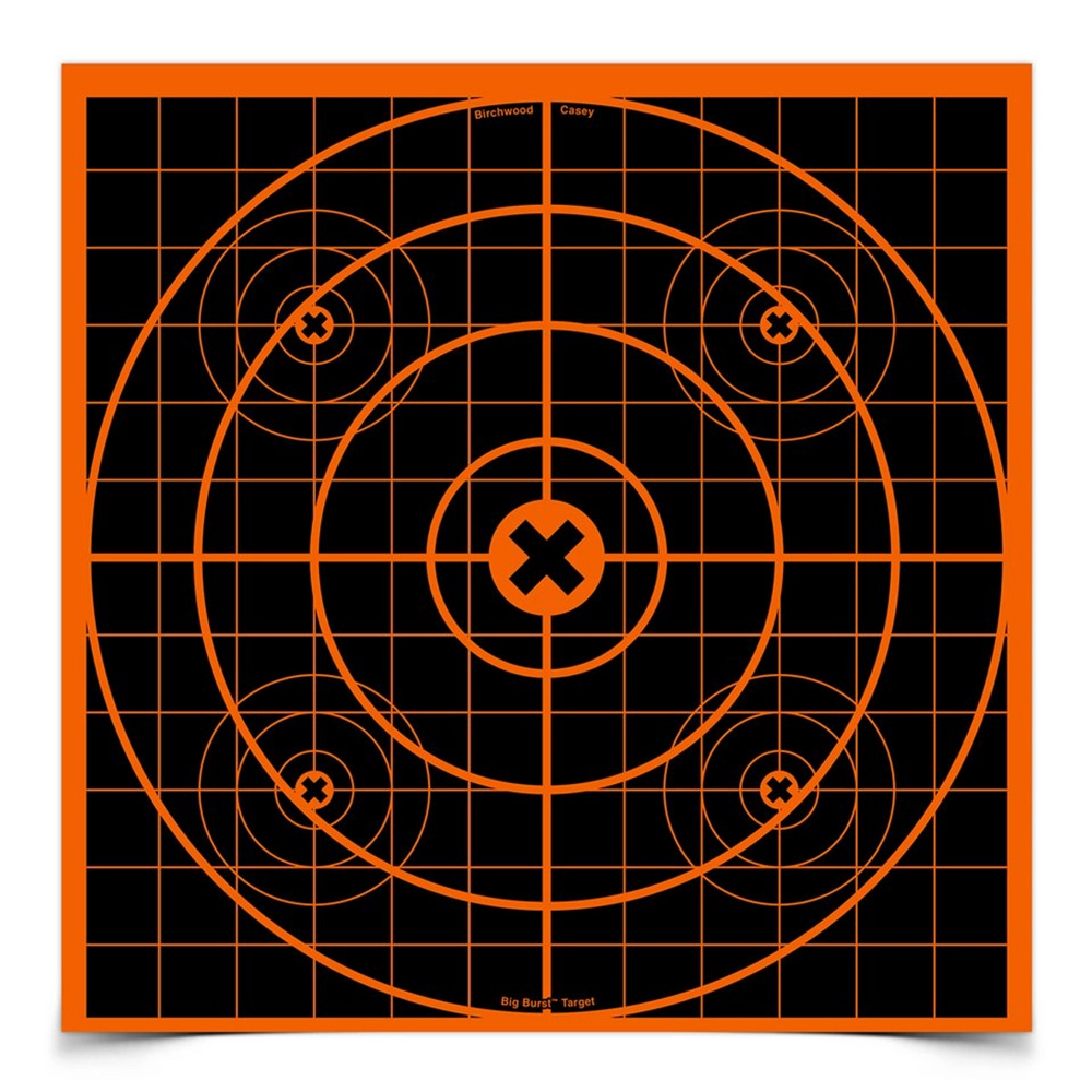Birchwood Casey BC-36213 Big Burst 12 Inch Sight-In Target, 3 Targets