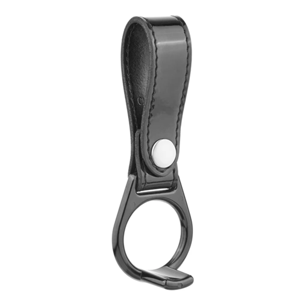 Dutyman 3231N Hi-Gloss Leather PR24 Holder with Black Plastic Ring