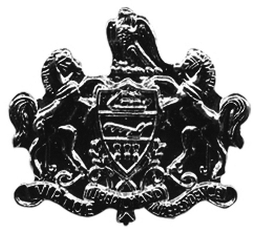 Hero's Pride 8197N Pennsylvania Crest Collar - 3/4'' Wide