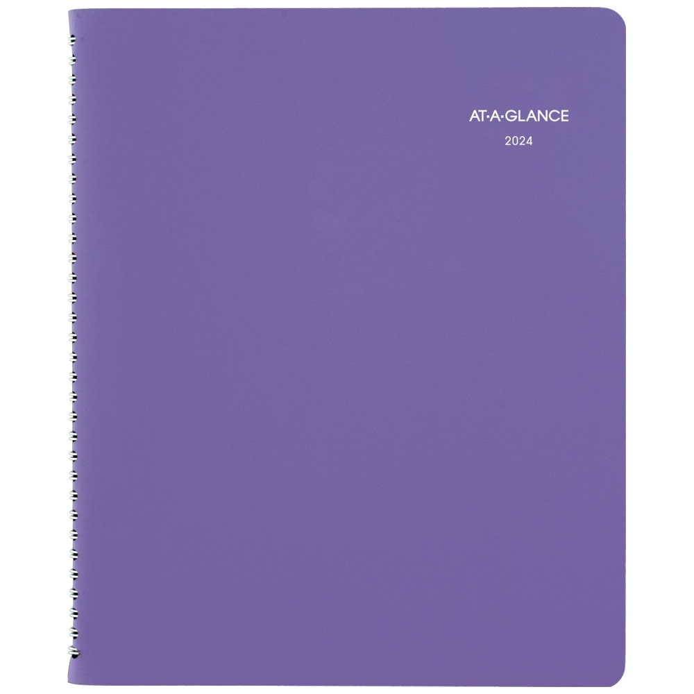 ACCO BRANDS USA, LLC 938P-905-24 2024-2025 AT-A-GLANCE Beautiful Day Weekly/Monthly Appointment Book Planner, 8-1/2in x 11in, Lavender, January 2024 To January 2025, 938P-905