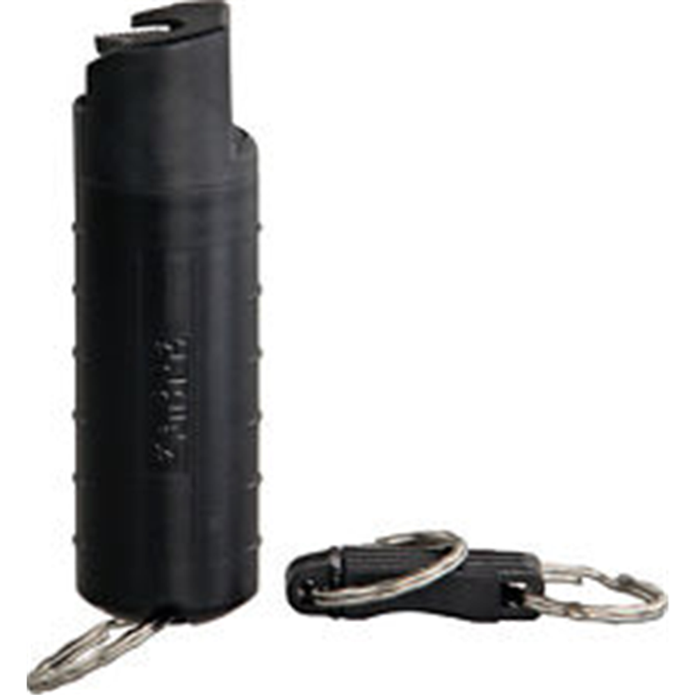 Sabre HC-14-BK-US-02 3-In-1 Key Case Pepper Spray W/ Quick Release Key Ring