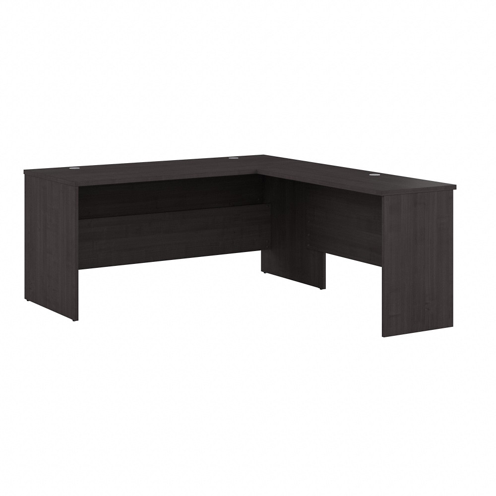 BESTAR INC. Bestar 152855-000140  Ridgeley 65inW L-Shaped Corner Desk, Charcoal Maple