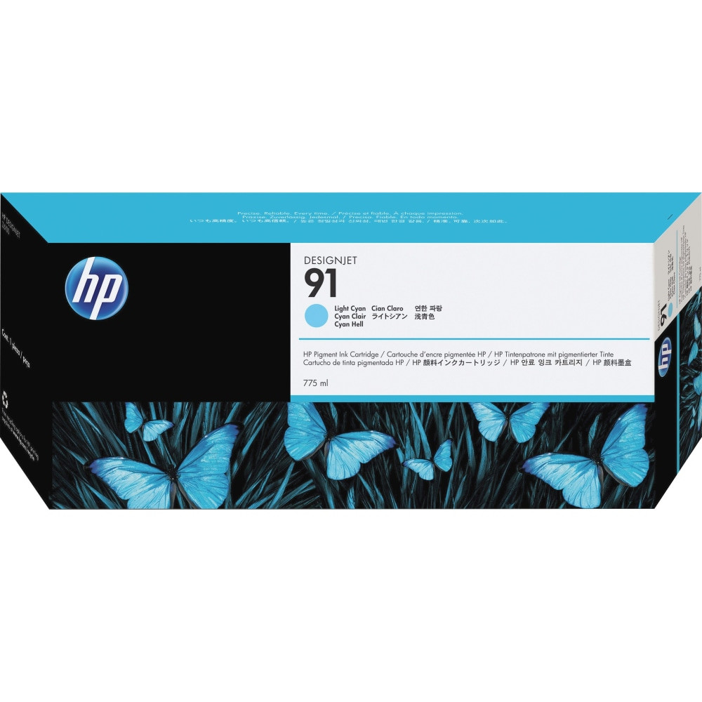 HP INC. HP C9470A  91 Light Cyan Ink Cartridge, C9470A