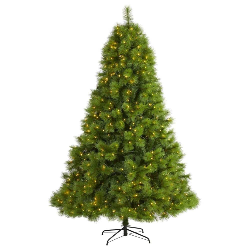 NEARLY NATURAL INC. T1618 Nearly Natural Green Scotch Pine Artificial Christmas Tree, 8ft