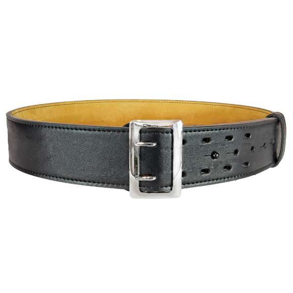 Hero's Pride 1231PN-48 AirTek Sam Browne 2.25'' Deluxe Duty Belt - Plain 2-Stitch w/ Nickel Buckle