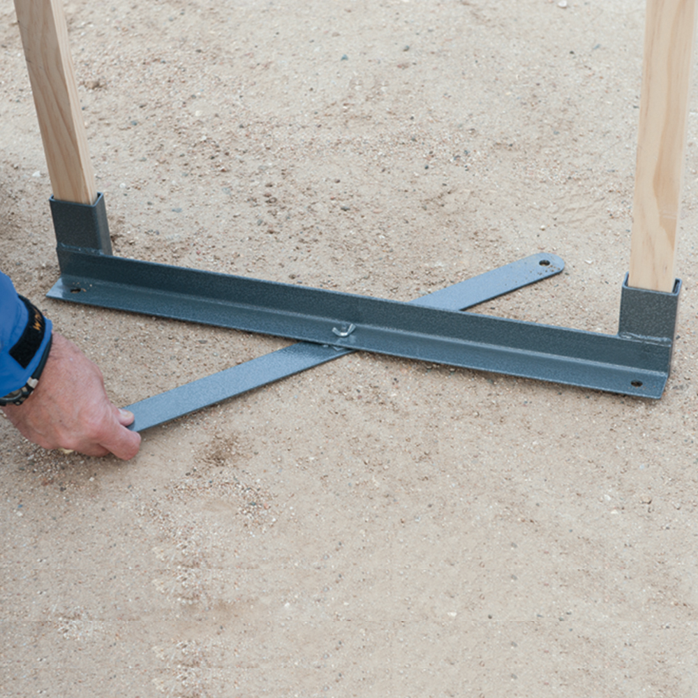 GPS GPS-2400MTS Folding Metal Target Stand - 24''