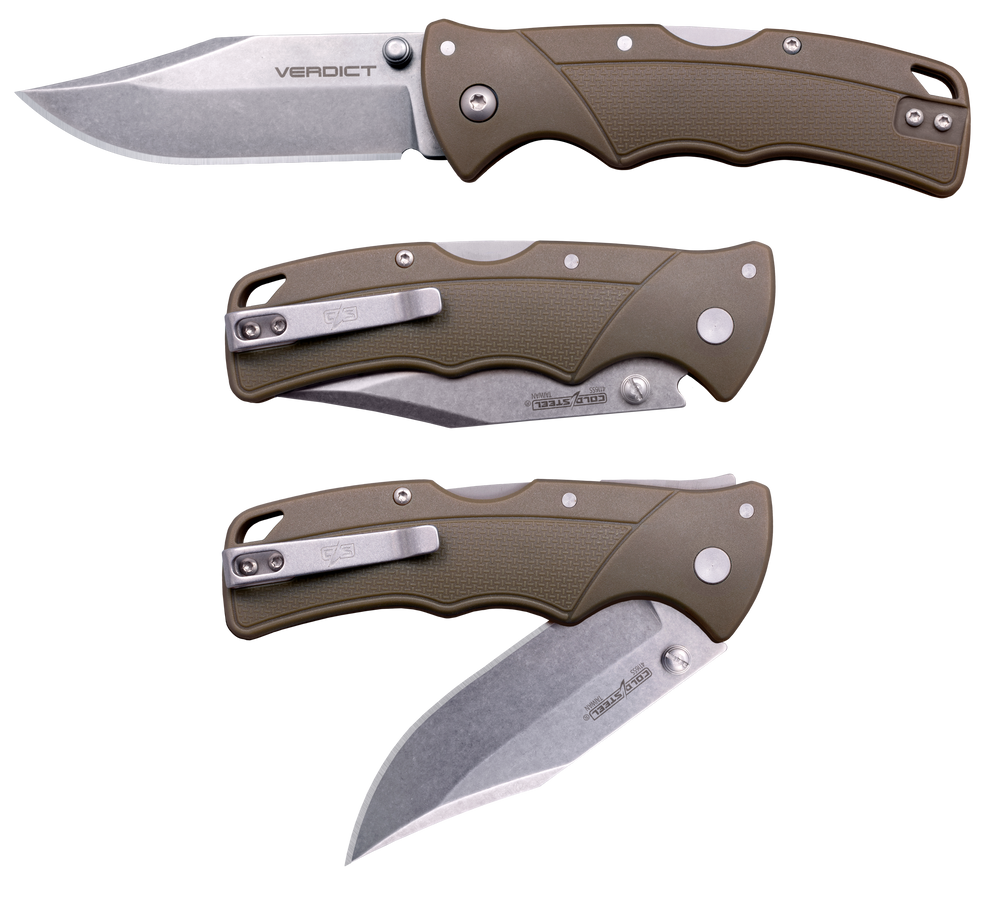 Cold Steel FL-C3CPSSFDE VERDICT CLIP POINT