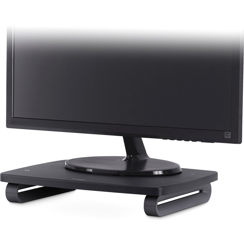 ACCO BRANDS USA, LLC 52786 Kensington SmartFit Monitor Stand Plus - Black (K52786WW) - Up to 24in Screen Support - 80 lb Load Capacity - Desktop - Black - Ergonomic - TAA Compliant