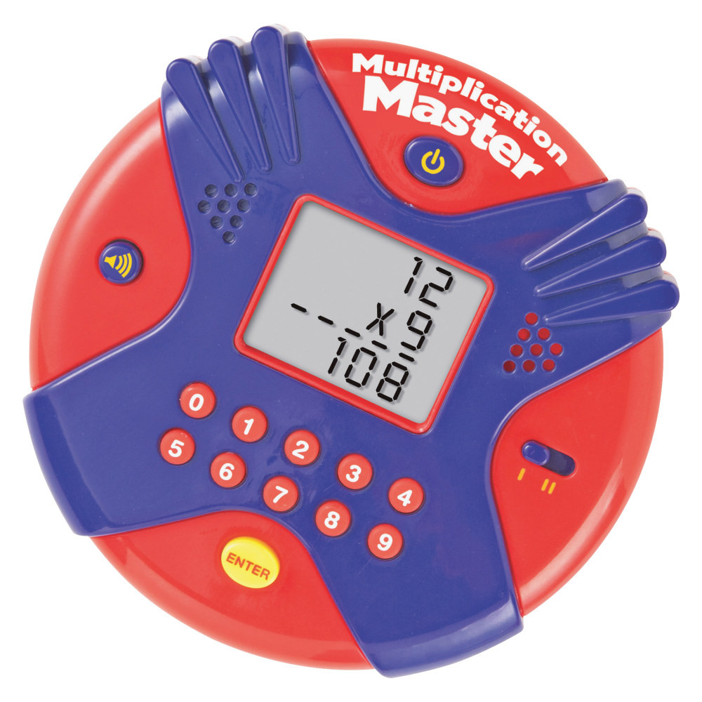 LEARNING RESOURCES, INC. LER6967 Learning Resources Multiplication master Electronic Flash Card Game, Skill Learning: Multiplication, Ages 7 & Up