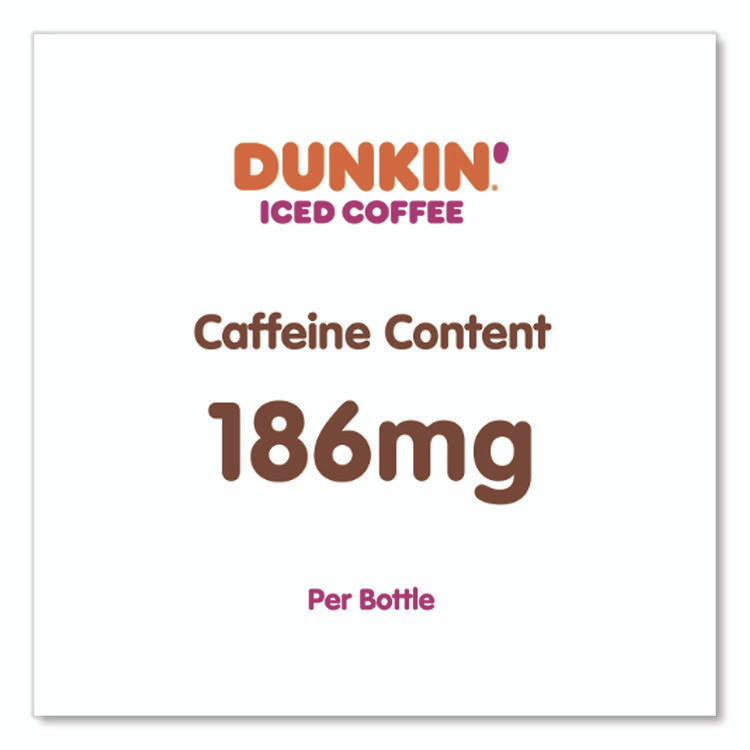 KEURIG DR PEPPER Dunkin'® 049000072389 Mocha Iced Coffee Drink, 13.7 oz Bottle, 12/Carton