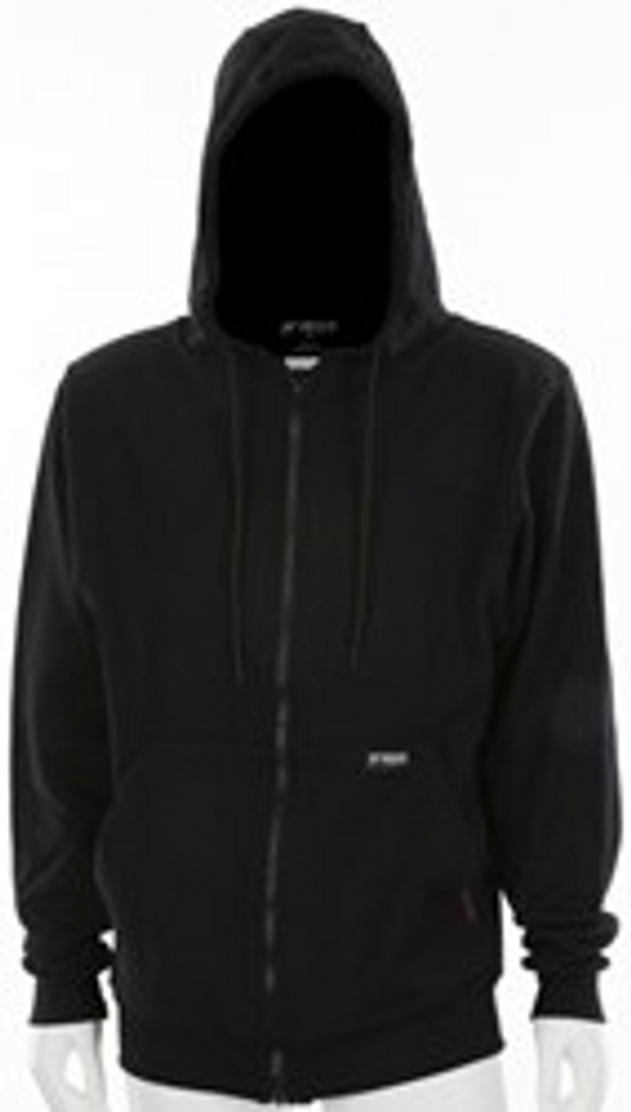 MCR Safety SS1BKS FR Zip Hooded Sweatshirt Black