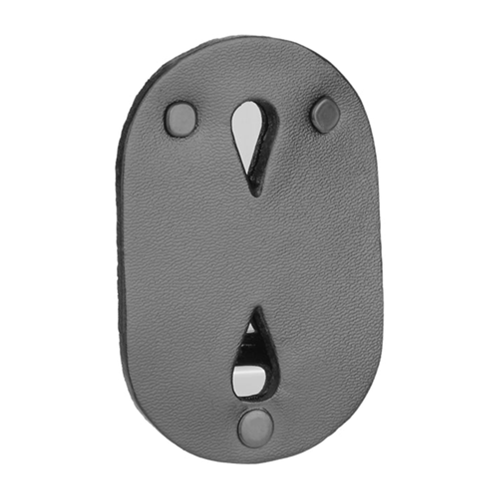 Dutyman 5301 Leather Oval Badge Holder