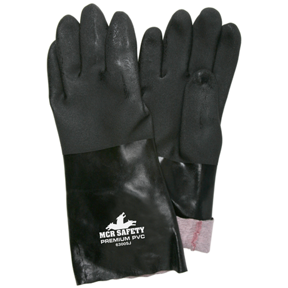 MCR Safety 6300SJ Black Sandy PVC 14 Jersey