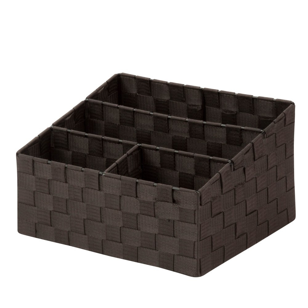 HONEY-CAN-DO INTERNATIONAL, LLC OFC-03611 Honey-Can-Do Desk Organizer, 7inH x 10 1/4inW x 12inD, Espresso